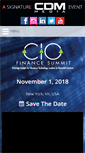 Mobile Screenshot of ciofinancesummit.com